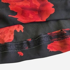 VTG 90’s, y2k dark floral midi summer dress / LG XL / Alt, goth, whimsygoth