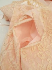 Vintage Odette Barsa Pink Nylon Lace Peignoir Set SMALL New Old Stock Tags Fancy