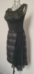 Polymark’s Model Vintage Lace Wiggle Dress Sz 38