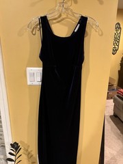 Authentic Vintage Original Velvet 90S Style Dress From Hennes Collection Sz6￼