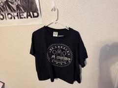 Vintage L.A. Gear Logo T Shirt Black Made in USA Size M 90s Graphic Tee