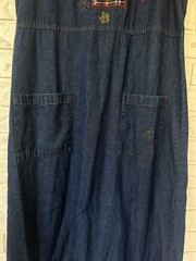 Bobbie Brooks Women’s VTG 90s Denim Maxi Dress School Teacher Cottagecore