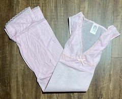 Vintage Midi Nightgown Womens Pink Sz L Made In Thailand NWT