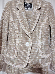 Paris RUTY – CHIC and UNIQUE Pulled Thread Skirt Suit – US Size 6