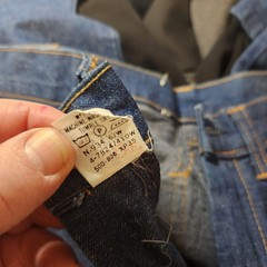 Vintage Dee Cee High Rise 25W USA Denim Blue Jeans Pants Misses Size 3 / 4 NEW