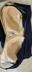 Robby Len Vintage Swimsuit 18W Navy Blue White 100% Polyester Pin Up Union Made