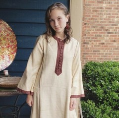 Vintage Kaftan 1960s 1970s Anita Pallenberg Nat~A~Raj 100% Natural Silk