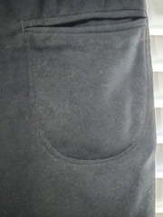 Vintage 1960s Mod Shift Dress Black Heavy Wool Knit ILGWU Union Label Pocket Day