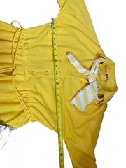 Vintage Kay Windsor Dress 60s 70s Yellow Belted Women’s Photos For Measurements