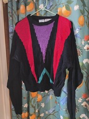Nan Dorsey 100% Acrylic Vintage Sweater Size Large Made In Korea