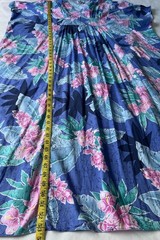 VTG Hilo Hattie Tropical Floral Kaftan Muumuu Cotton Rayon Made In Hawaii OS