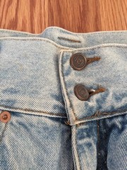 Vintage LEI baggy wide leg high rise jeans Y2K 90s l.e.i. light blue USA womens