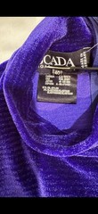 VTG 80s Escada Margaretha Ley Purple Velvet Bodysuit Sz 40 Made In Germany NOS