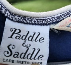 Vintage Navy Dress with White Trim Button Detail Tie Belt 1960s 70s Union Made