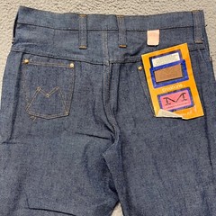 Vtg Blue Bell Maverick Jeans Size 18 (Fits 35×32) Blue Bell Bottom Western Fit