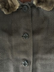 Vintage International Ladies’ Garment Workers’ Union ILGWU Wool Coat Fur Collar