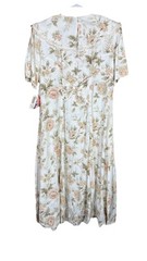 Vintage Betsy’s Things (Size 16) Maxi Dress Floral 80s Cottage Core Retro NEW