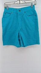 Gantos Women’s Denim Shorts Size 6 High Rise Blue Flat Front Vintage 80S