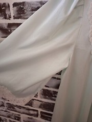 Vintage Lorraine Medium Nightgown Housecoat Set Light Green Lace Granny Chic