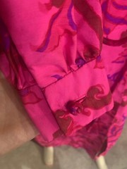 Vintage 1970s Lord & Taylor Teahouse Silk Pink Kaftan Caftan Victorian Dress