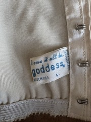 Vintage Goddess Bridal Corset Longline Strapless 38B 788 Made in USA