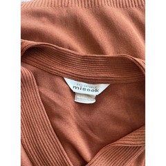 Vintage Exclusively Misook Burnt Orange XL Pullover Sweater Light Weight