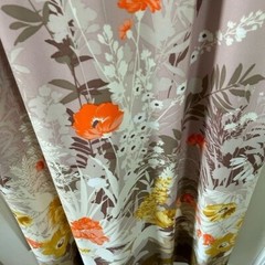Vintage Collector’s Item Leonard Sunshine Maxi Pink Floral Dress Dorothy Shoop