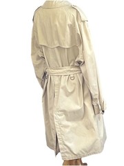 Vintage 80s Women’s Burberrys Trench Coat Nova Check Pockets Belt Coat M
