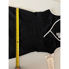 Vintage 90s La Belle BlackWhite mini dress deadstock vacation resort summer y2k
