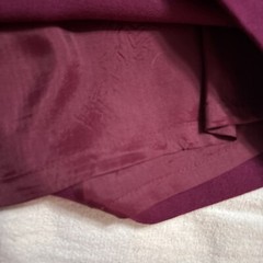 Vintage Maggy London Wool Dress Purple Long Sleeve Sz6P Fully Lined
