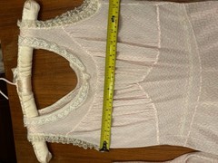 Vintage 70s Dutchmaid Pink Nylon Peignoir Set -SS Nightgown Matching Button Robe