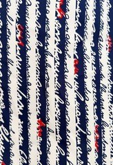 Vintage SCHRADER SPORT Dress 6P Blue Stripe Secretary Office Collar Belt 1970s