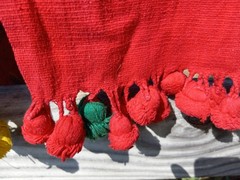 Vtg Faja (sash) from San Gaspar Chajul Guatemala handwoven on backstrap loom