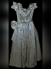 RARE Late 70s/Early 80s Gunne Sax Strapless Formal Sweetheart Neckline