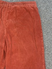 Vtg 60/70s RT Jr’s Red 15″ Bell Bottoms Snap/Button Waist