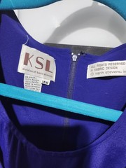 Lot 3 Sz 14W KsL RK Dress Blue Pink Flowers Purple, Ruffle Top 1 Nwts L