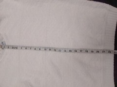 Vintage Helen Sue Sweater White acryllic USA vintage size 14 see measure Hole