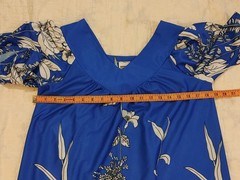 Vintage Montgomery Ward MuuMuu Housedress Gown Grannycore Polyester OS Tropical