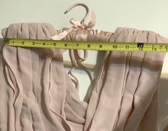 Casadei Women’s Drop Waist Dress Baby Pink Size 6 Lace Sleeveless 90’s 1990 Cute