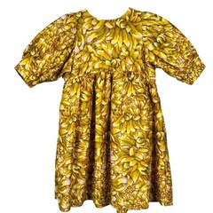 Kika Vargas Target Floral Babydoll Dress XXS Puff Sleeve Cottagecore