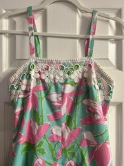 Vintage 1970s Liza By Lilly Pulitzer Floral Sundress Size 5/6