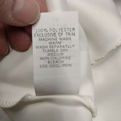 Vintage NWT Escapades Suit Camisole Ivory Polyester Sz Medium Lace Insert Trim