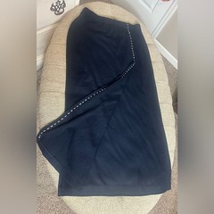 Lennie For Nina Leonard Navy Sweater Maxi Skirt Set, Women’s Size M