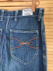 Wrangler Jeans Junior 11 Vintage 70s Born In USA Tag No Fault Jeans sz 26×31