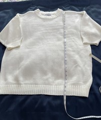 Vtg Venezia Sportswear Off White Women’s Sweater One Sz Fits All Oversized