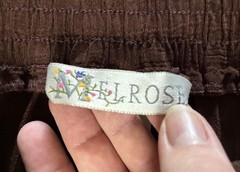 Vintage 90s Brown Melrose High Waisted Wide Leg Culottes Shorts size S USA Made