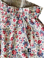 PICKET and POST Midi Skirt Vintage Cotton-Poly Blend Floral Print Size 8