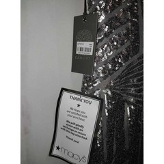 NWT Gorgeous silver sequence dress by Vince Camuto Luxury designer Size 6