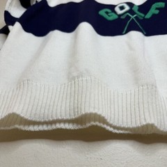 vtg 80s Quantum Acrylic Golf Sweater Size M/L