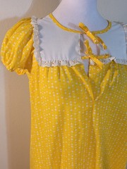 Vintage Liberty House Of Hawaii Yellow Floral Muumuu Dress Maxi 5 Small 60’s